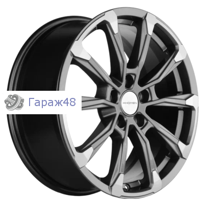 Khomen Wheels KHW1808 Xceed/CX3/5 R18 / 7.5J PCD 5x114.3 ET 45 ЦО 67.1 Литые Gray-FP