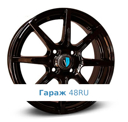 Venti 1508 R15 / 5.5J PCD 4x100 ET 45 ЦО 60.1 Литые Черный
