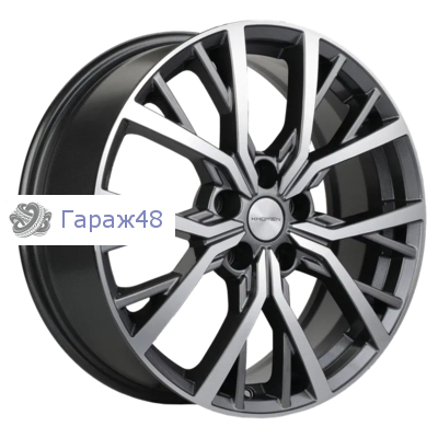 Khomen Wheels KHW1806 Teana/Xtrail/Juke R18 / 7J PCD 5x114.3 ET 45 ЦО 66.1 Литые Gray-FP