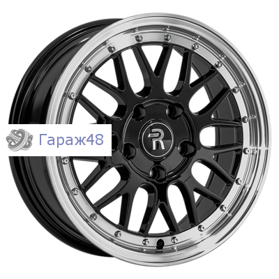 Replay B377 R16 / 7J PCD 5x120 ET 34 ЦО 72.6 Литые Черный с полированным ободом