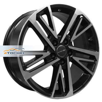 Khomen Wheels KHW1815 Mazda CX9 R18 / 8J PCD 5x114.3 ET 45 ЦО 67.1 Литые Black-FP