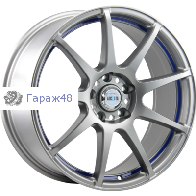 Alcasta M29 R17 / 7J PCD 5x108 ET 50 ЦО 63.3 Литые Графит с синей полосой по ободу внутри