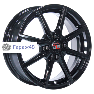 Alcasta M63 R15 / 6J PCD 4x100 ET 40 ЦО 60.1 Литые Черный