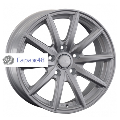 LS 221 R15 / 6.5J PCD 4x100 ET 40 ЦО 73.1 Литые Серебристый