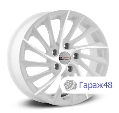 Yamato Hoshi R16 / 6J PCD 4x100 ET 48 ЦО 54.1 Литые Белый с полированной лицевой поверхностью