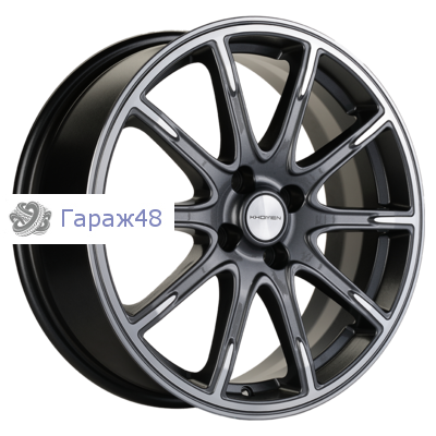 Khomen Wheels KHW1707 Lada Vesta Cross R17 / 6.5J PCD 4x100 ET 43 ЦО 60.1 Литые Gray-FP