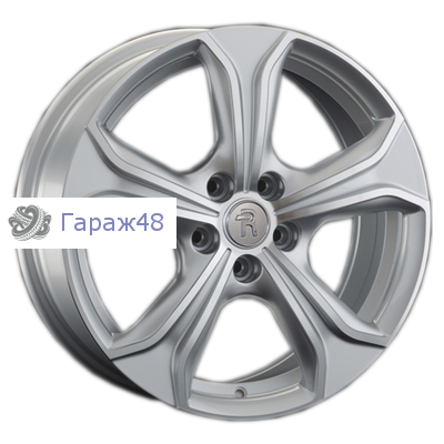 Replay FD158 R17 / 7J PCD 5x108 ET 50 ЦО 63.3 Литые Серебристый с полированной лицевой поверхностью