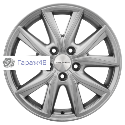 Khomen Wheels KHW1706 RAV4 R17 / 7J PCD 5x114.3 ET 39 ЦО 60.1 Литые G-Silver