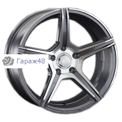 LS 892 R17 / 8J PCD 5x114.3 ET 35 ЦО 73.1 Литые Графит с полированной лицевой поверхностью