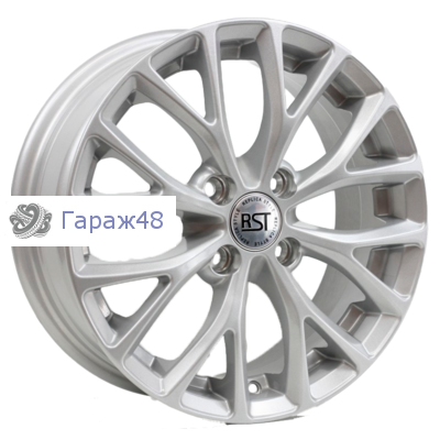 RST R015 Rio, Solaris R15 / 6J PCD 4x100 ET 46 ЦО 54.1 Литые Серебристый