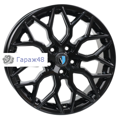 Venti 1719 R17 / 7J PCD 5x108 ET 45 ЦО 60.1 Литые Черный с полированной лицевой поверхностью