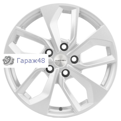 Khomen Wheels KHW1703 CX5/i40/XTrail R17 / 7J PCD 5x114.3 ET 45 ЦО 67.1 Литые F-Silver