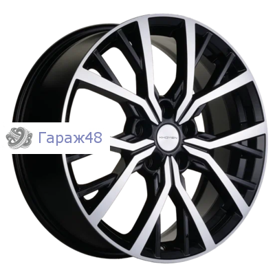 Khomen Wheels KHW1806 Outlander R18 / 7J PCD 5x114.3 ET 38 ЦО 67.1 Литые Black-FP