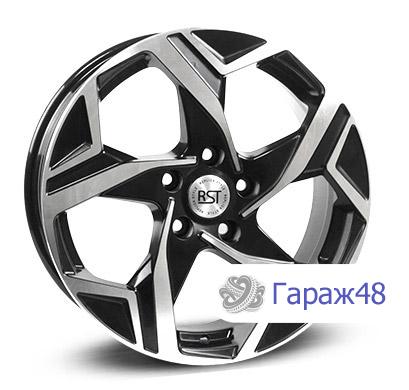 RST R227 R17 / 7J PCD 5x110 ET 46 ЦО 63.4 Литые Черный с полированной лицевой поверхностью
