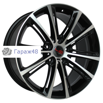LegeArtis Concept-B528 R18 / 8J PCD 5x120 ET 43 ЦО 72.6 Литые Черный с полированной лицевой поверхностью