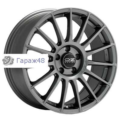 OZ Superturismo LM R19 / 9.5J PCD 5x112 ET 21 ЦО 66.5 Литые Графит матовый с серебристой надписью