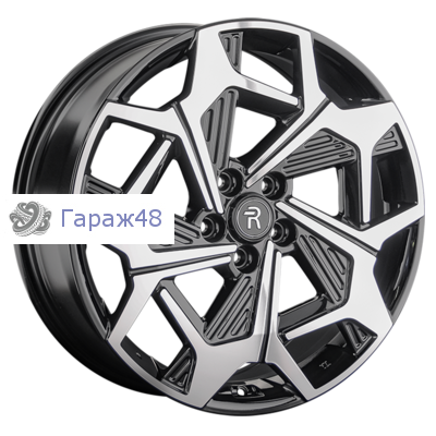 Replay KI388 R20 / 7.5J PCD 5x114.3 ET 49.5 ЦО 67.1 Литые Черный с полированной лицевой поверхностью
