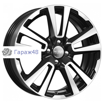 K&amp;K КС874 R17 / 6.5J PCD 4x100 ET 41 ЦО 60.1 Литые Черный с полированной лицевой поверхностью