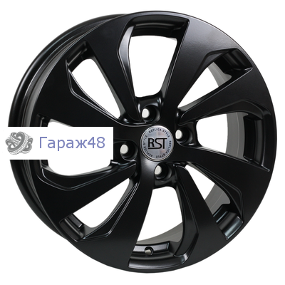 RST R005 (Rio) R15 / 6J PCD 4x100 ET 48 ЦО 54.1 Литые Черный матовый