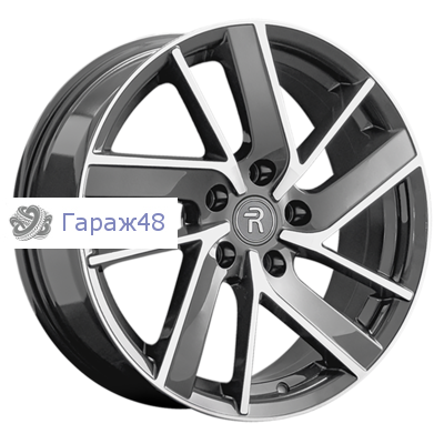 Replay HV102 R17 / 7J PCD 5x114.3 ET 37 ЦО 66.6 Литые Графит с полированной лицевой поверхностью