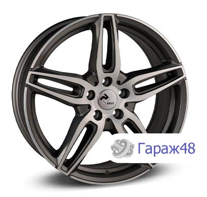 Replica Me82 R19 / 8J PCD 5x112 ET 43 ЦО 66.6 Литые Темно - серебристый матовый с полированной лицевой поверхностью
