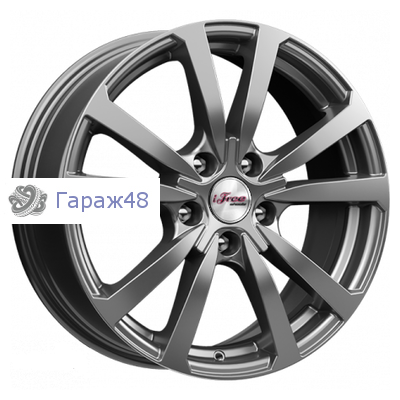 iFree Бэнкс КС645 R17 / 7J PCD 5x114.3 ET 40 ЦО 66.1 Литые Серебристый