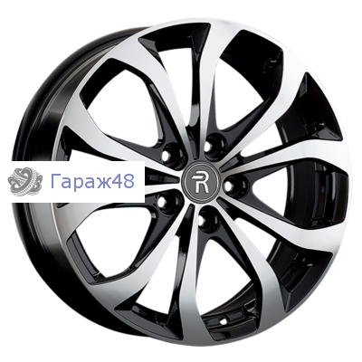 Replay GL86 R17 / 7J PCD 5x114.3 ET 45 ЦО 60.1 Литые Черный с полированной лицевой поверхностью