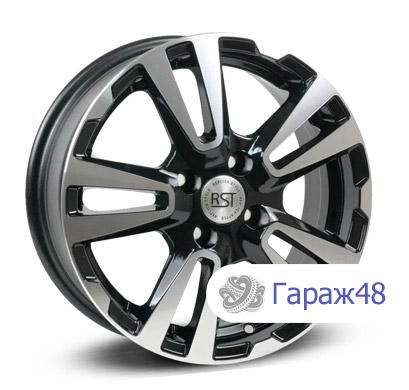 RST R065 R15 / 6J PCD 4x100 ET 50 ЦО 60.1 Литые Черный с полированной лицевой поверхностью