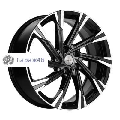 Khomen Wheels KHW1901 Tucson R19 / 7.5J PCD 5x114.3 ET 48 ЦО 67.1 Литые Black-FP