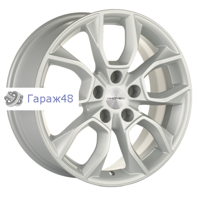 Khomen Wheels KHW1713 Karoq R17 / 7J PCD 5x112 ET 45 ЦО 57.1 Литые F-Silver