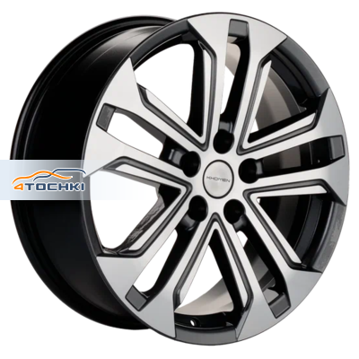 Khomen Wheels KHW1803 Chery Tiggo R18 / 7J PCD 5x108 ET 40 ЦО 60.1 Литые Gray-FP