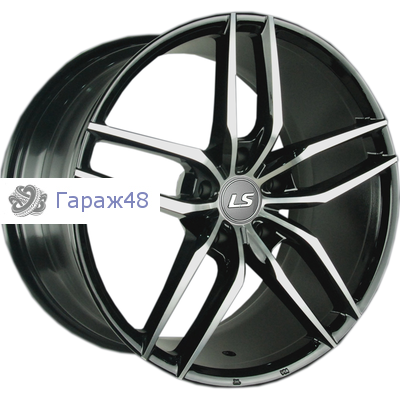 LS 891 R15 / 6.5J PCD 4x100 ET 40 ЦО 73.1 Литые Черный с полированной лицевой поверхностью