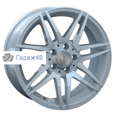 Replay MR100 R18 / 8J PCD 5x112 ET 60 ЦО 66.6 Литые Серебристый с полированной лицевой поверхностью