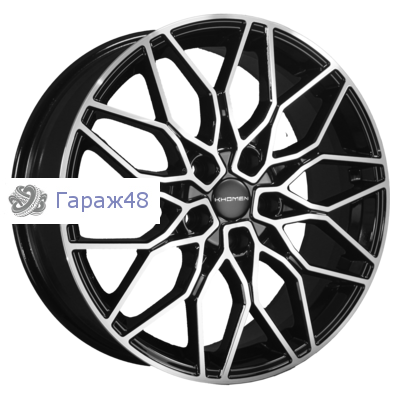 Khomen Wheels KHW1813 Geely Coolray R18 / 7J PCD 5x114.3 ET 53 ЦО 54.1 Литые Black-FP