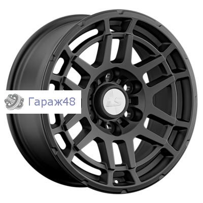 LS 1358 R17 / 8J PCD 6x139.7 ET 20 ЦО 100.1 Литые Черный матовый