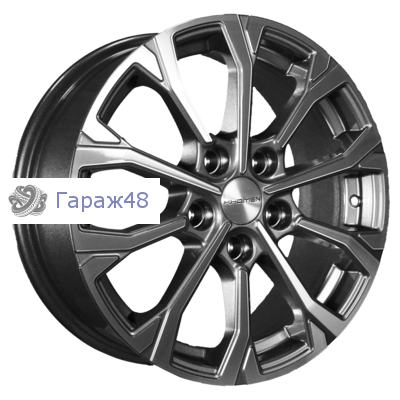 Khomen Wheels KHW1605 Changan CS35 Plus R16 / 6.5J PCD 5x110 ET 46 ЦО 63.3 Литые Gray-FP