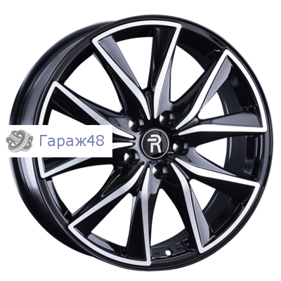 Replay MZ119 R19 / 7J PCD 5x114.3 ET 45 ЦО 67.1 Литые Черный с полированной лицевой поверхностью