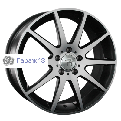 Replay VV221 R18 / 7J PCD 5x112 ET 43 ЦО 57.1 Литые Черный матовый с полированной лицевой поверхностью