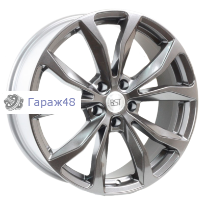 RST R009 (NX) R19 / 7.5J PCD 5x114.3 ET 35 ЦО 60.1 Литые Графит с полированной лицевой поверхностью