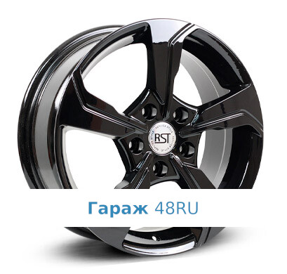 RST R026 R16 / 6.5J PCD 5x114.3 ET 45 ЦО 60.1 Литые Черный