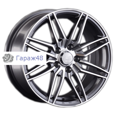 LS 832 R14 / 6J PCD 4x98 ET 38 ЦО 58.6 Литые Графит с полированной лицевой поверхностью