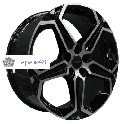 Khomen Wheels KHW1909 Kia Sportage / Hyundai Tucson R19 / 7.5J PCD 5x114.3 ET 51 ЦО 67.1 Литые Black-FP