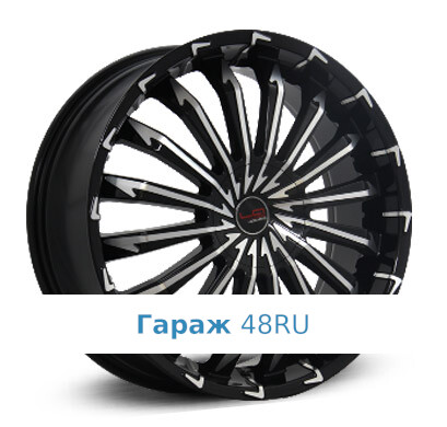 LegeArtis INF502 R20 / 8J PCD 5x114.3 ET 50 ЦО 66.1 Литые Черный с полированной лицевой поверхностью