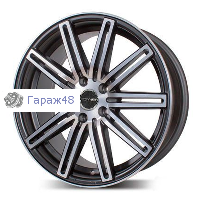 PDW 1004 R17 / 7J PCD 4x114.3 ET 38 ЦО 67.1 Литые Черный матовый с полированной лицевой поверхностью