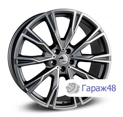 Replica BM100 R21 / 9.5J PCD 5x112 ET 36 ЦО 66.6 Литые Темно - серебристый матовый с полированной лицевой поверхностью