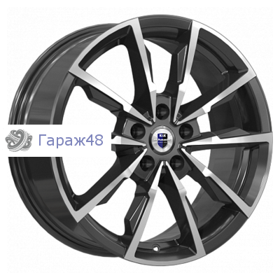 K&amp;K Меренге (КС902) R17 / 7.5J PCD 5x114.3 ET 40 ЦО 67.1 Литые Черный с полированной лицевой поверхностью