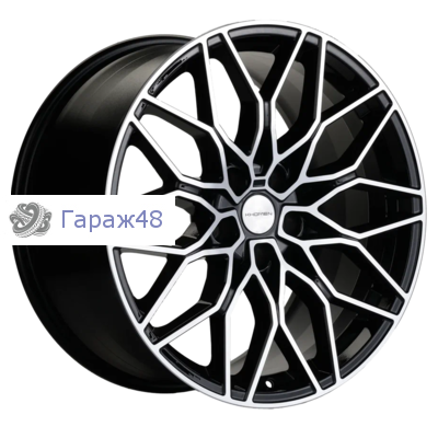 Khomen Wheels KHW1902 Audi/VW R19 / 8.5J PCD 5x112 ET 30 ЦО 66.6 Литые Black-FP