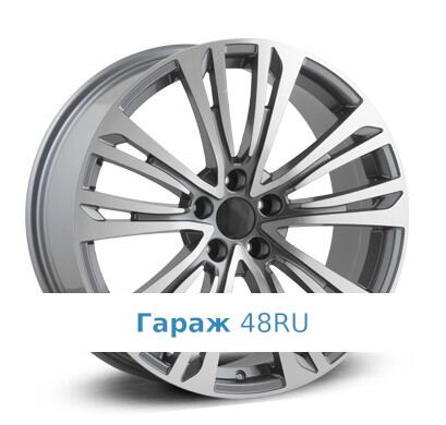 LegeArtis A529 R19 / 8.5J PCD 5x112 ET 28 ЦО 66.6 Литые Графит с полированной лицевой поверхностью