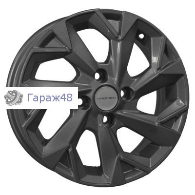 Khomen Wheels KHW1402 R14 / 5.5J PCD 4x98 ET 35 ЦО 58.5 Литые Графит