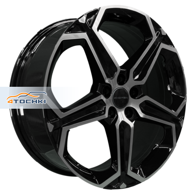 Khomen Wheels KHW1909 Geely Monjaro/Tugella R19 / 7.5J PCD 5x108 ET 46 ЦО 63.4 Литые Black-FP